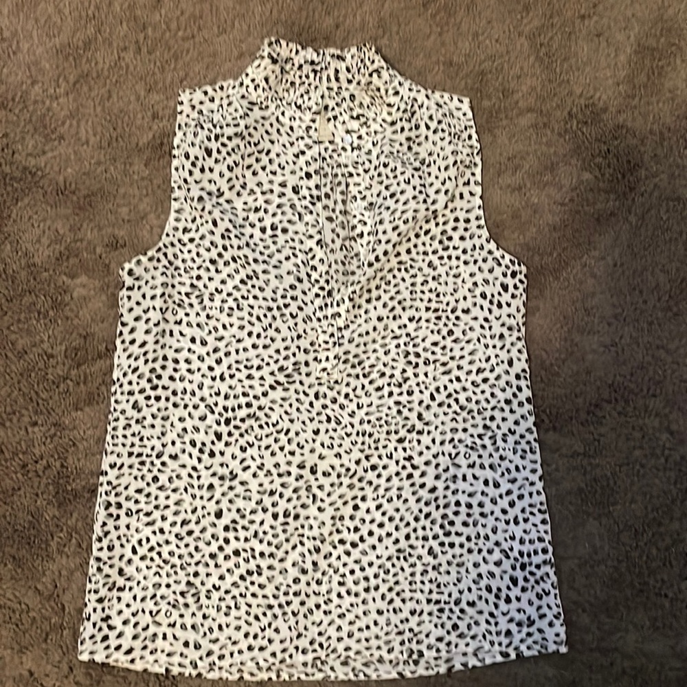 J. Crew animal print blouse